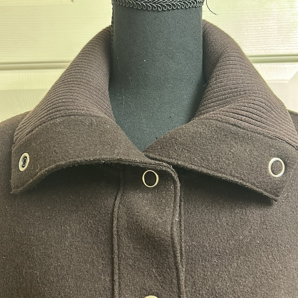 Jones New York Signature Small Button Down Jacket with Pockets, 76% Wool… - Picture 2 of 11